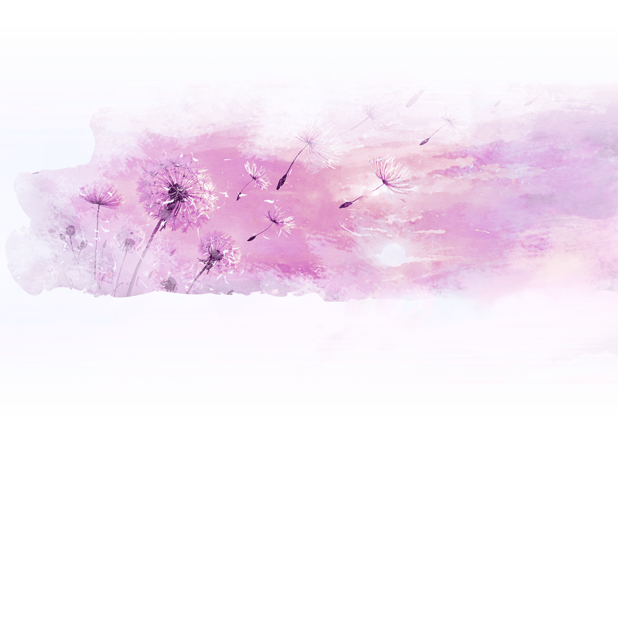 clouds watercolor tint, pink clouds gradient background sky, atmosphere air freedom